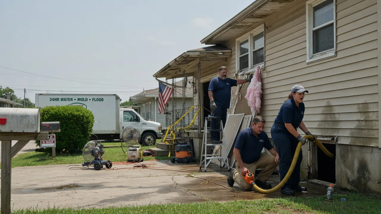 Water Damage Repair in Pittsburg, IL near me
